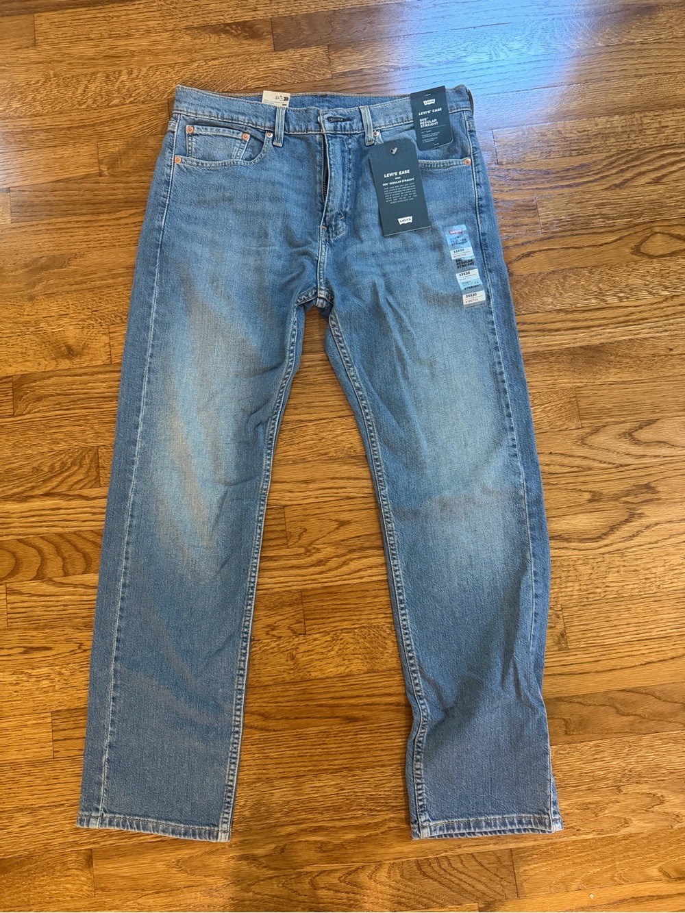 Men's 505 Regular Straight Fit Levi’s Ease Jeans 33x30